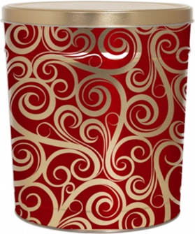 3¼ Gallon Red Scroll